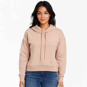 90 Degree By Reflex Light Pink Cropped Hoodie - Size S
